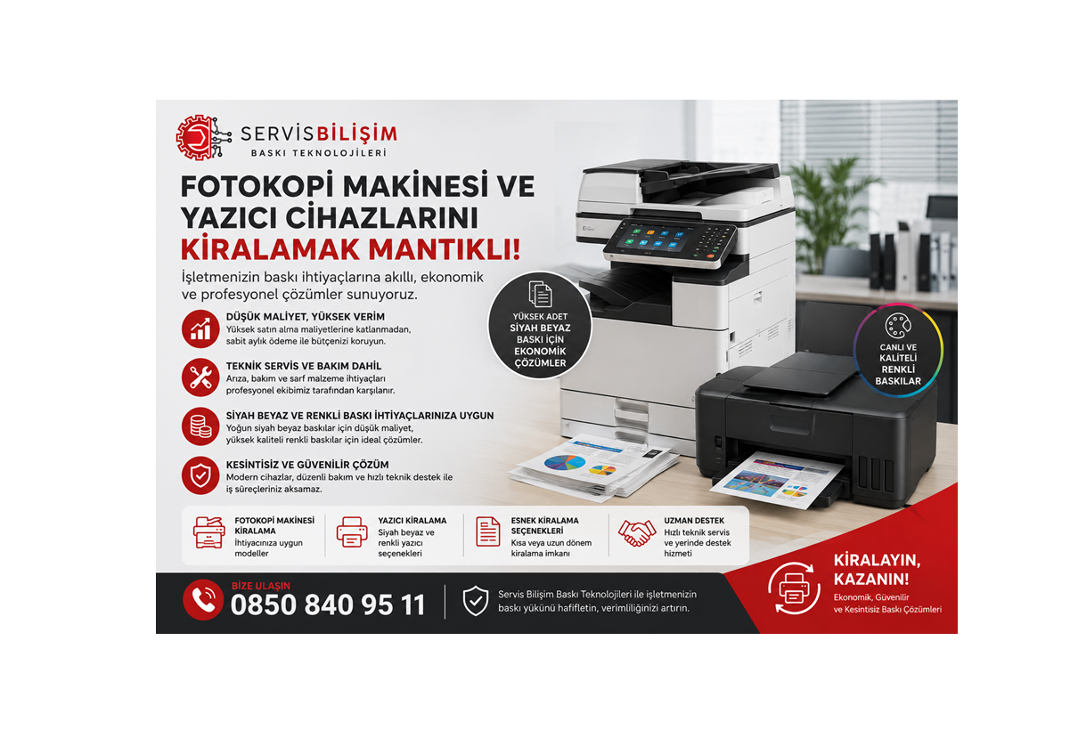 Fotokopi Makinesi Kiralama