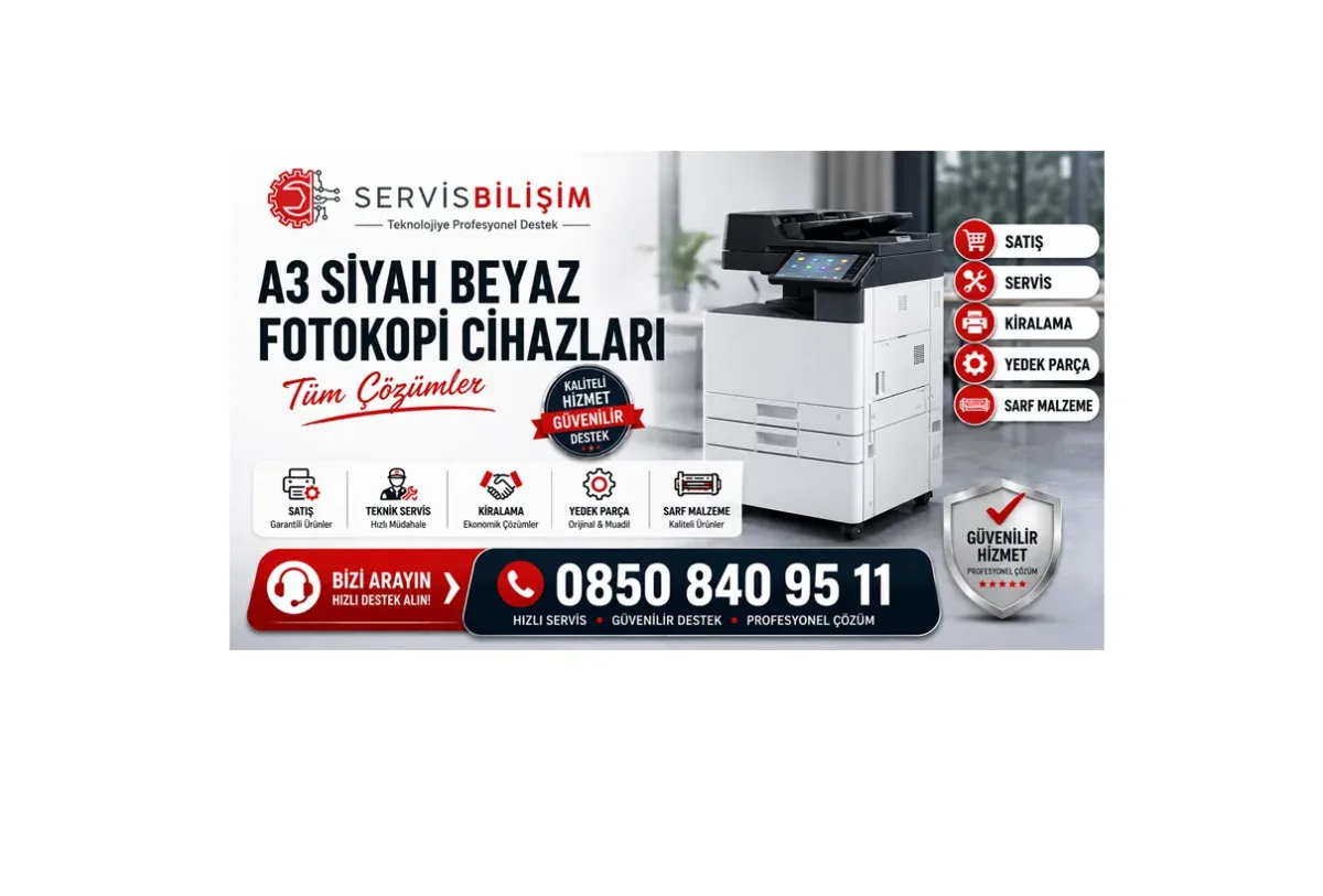 A3 Siyah Beyaz Fotokopi Cihazları