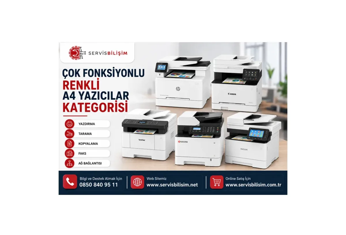 A4 Renkli Çok Fonksiyonlu Yazıcılar