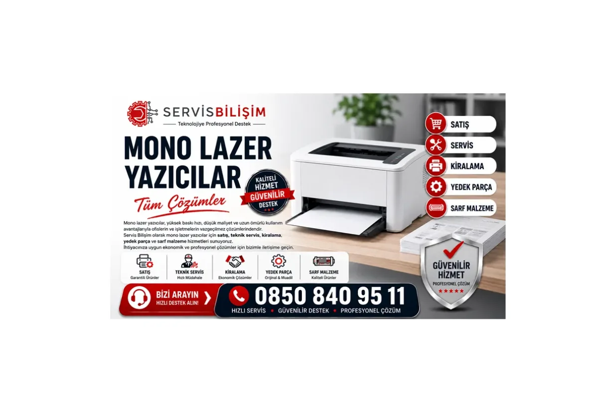 A4 Siyah Beyaz Lazer Yazıcılar
